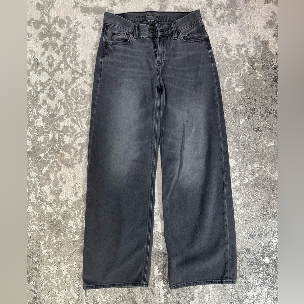 American Eagle Black Low Rise Skater Jean